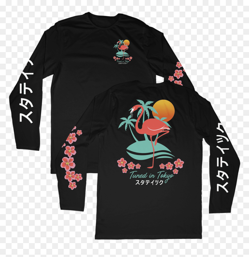 Transparent Flamingo Png - Tuned In Tokyo, Png Download - shirt.png