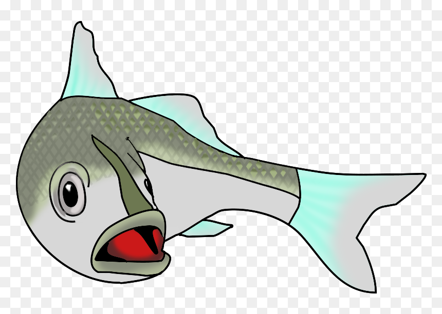 Transparent Gold Fish Png - Fish Turning Saltwater Drawing, Png Download - gold fish png