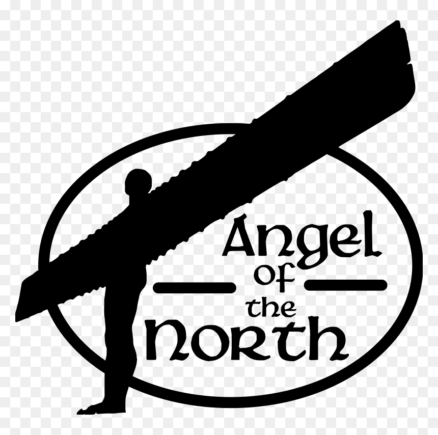 Angel Of The North Transparent, HD Png Download - angel silhouette png