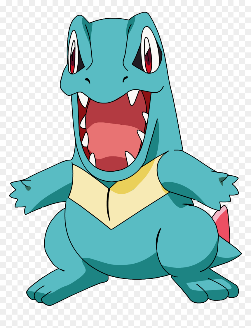 158totodile Os Anime - Pokemon Totodile Png, Transparent Png - totodile png