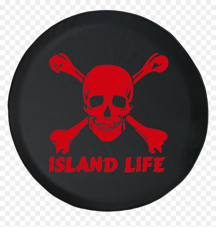 Pirate Life Skull & Crossbones Saltwater Edition Offroad - Skull, HD Png Download - pirate skull png