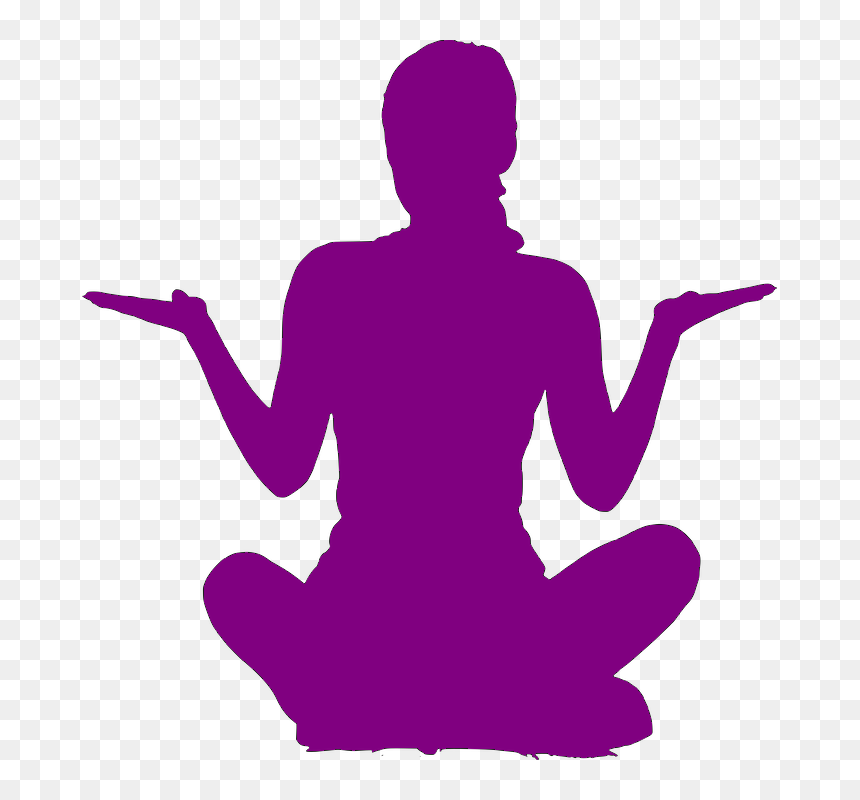 Person Sitting Back - Kvinde Silhuet, HD Png Download - person sitting back png