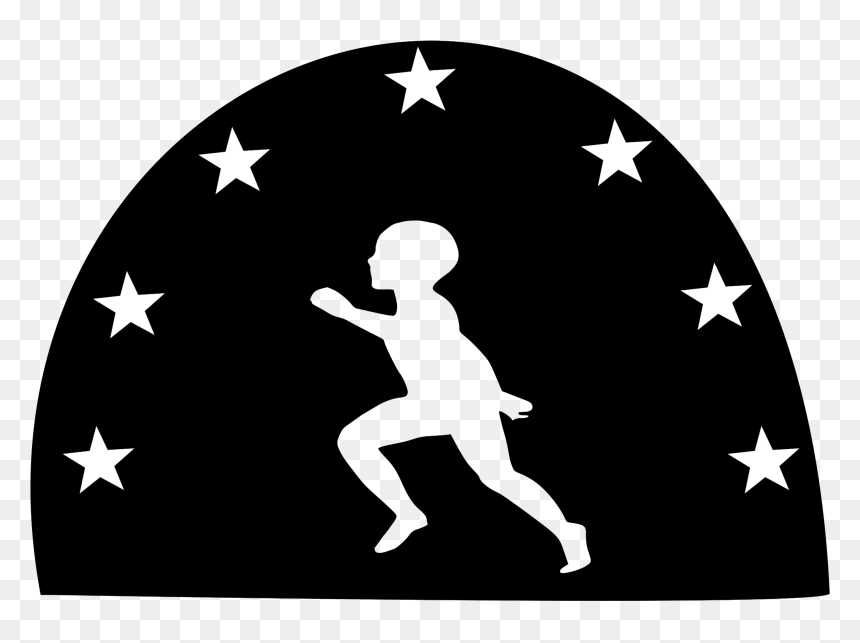Child-silhouette Clip Arts - European Tactical Airlift Centre, HD Png Download - child silhouette png