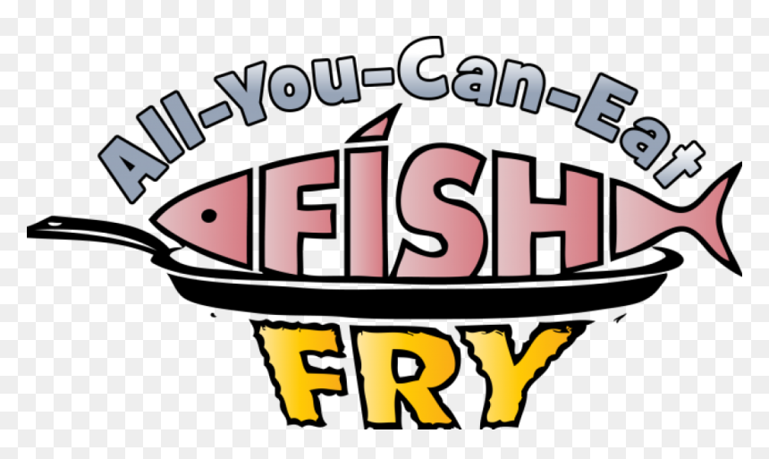 Dishes Clipart Fish Fry - All You Can Eat Fish Fry Clip Art, HD Png Download - fish fry png