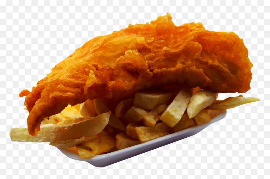 Fish And Chips Png - Fish And Chips Vector, Transparent Png - fish fry png