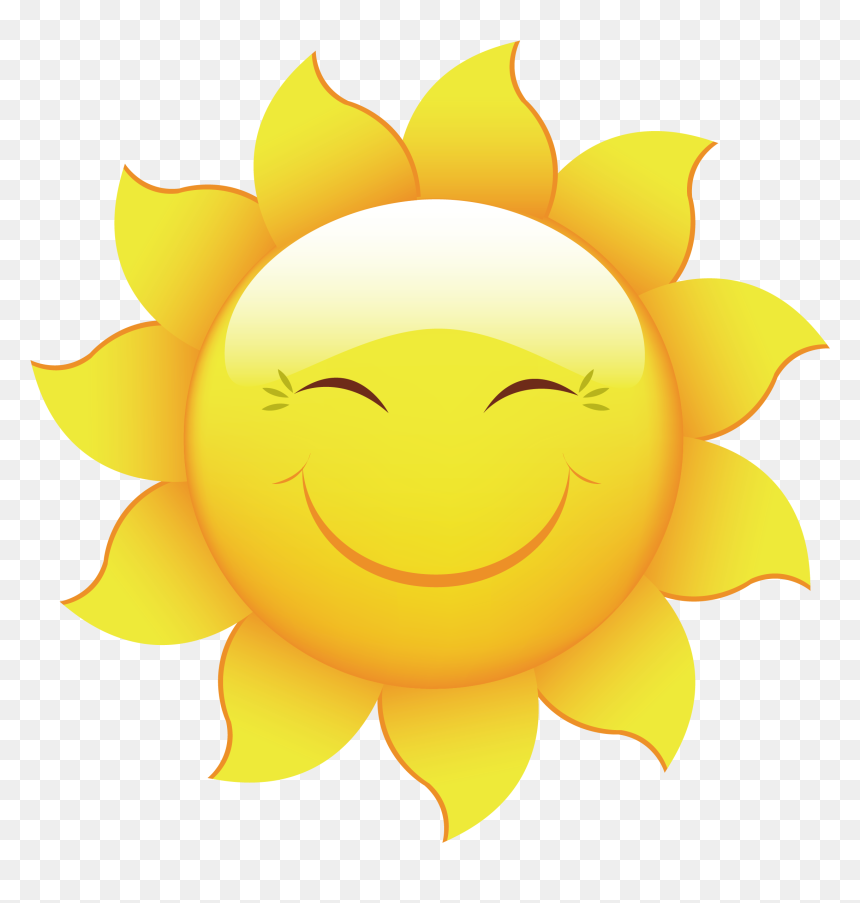 Smiley, HD Png Download - sun vector png