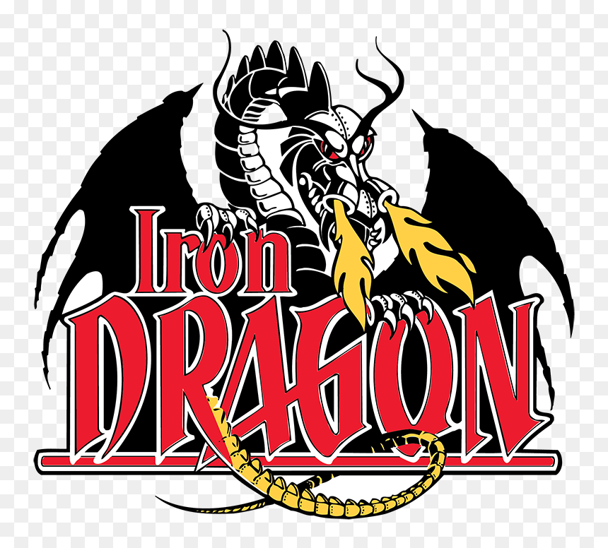 Rollercoaster Clipart Hill - Iron Dragon Logo Cedar Point, HD Png Download - rollercoaster png