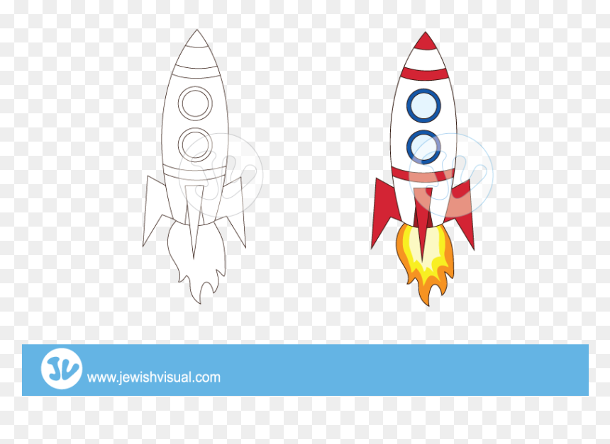 חללית ציור , Png Download - ציור חללית, Transparent Png - rocketship png