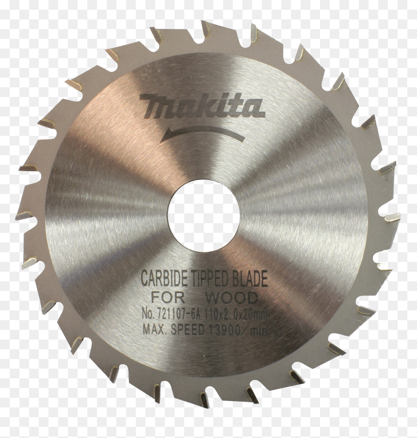 Half Of A Saw Blade Png - Makita Carbide Tipped Blade For Wood, Transparent Png - saw blade png