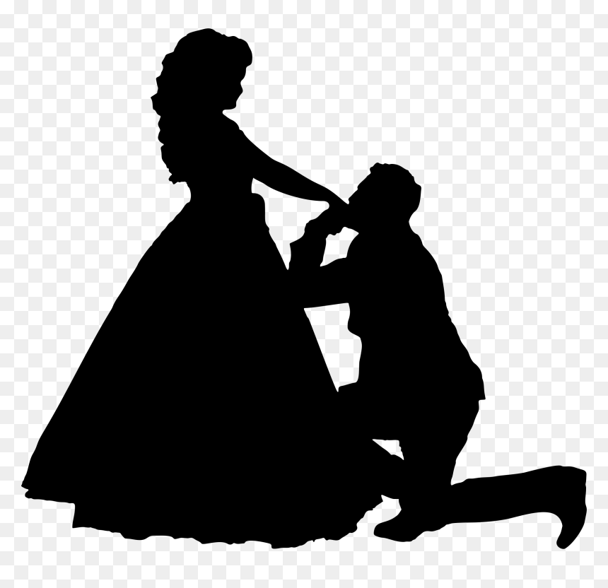 This Free Icons Png Design Of Man On One Knee Proposing - Love Wallpaper Full Hd Full Screen, Transparent Png - silhouette man png