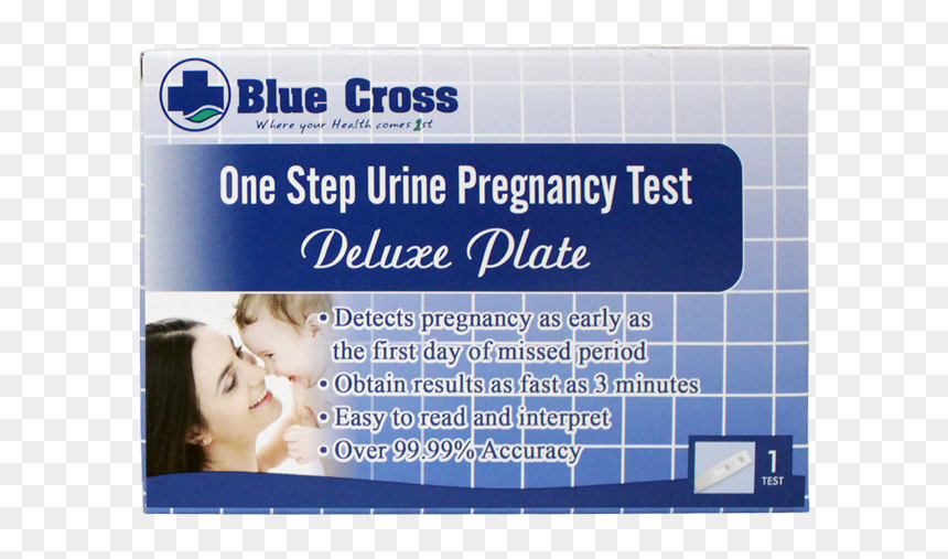 Blue Cross Pregnancy Test Deluxe Plate - Philippine Blue Cross Biotech Corporation, HD Png Download - blue cross png