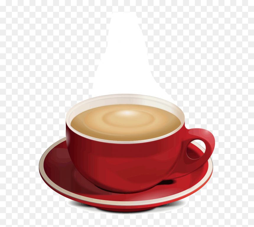 Coffee Clipart Png - Cappuccino Red Cup Png, Transparent Png - cup of coffee png