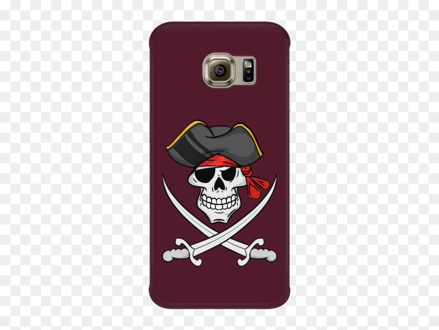 Mobile Phone, HD Png Download - pirate skull png