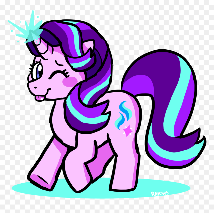 Raychus, Glowing Horn, One Eye Closed, Pony, Safe,, HD Png Download - glowing eye png