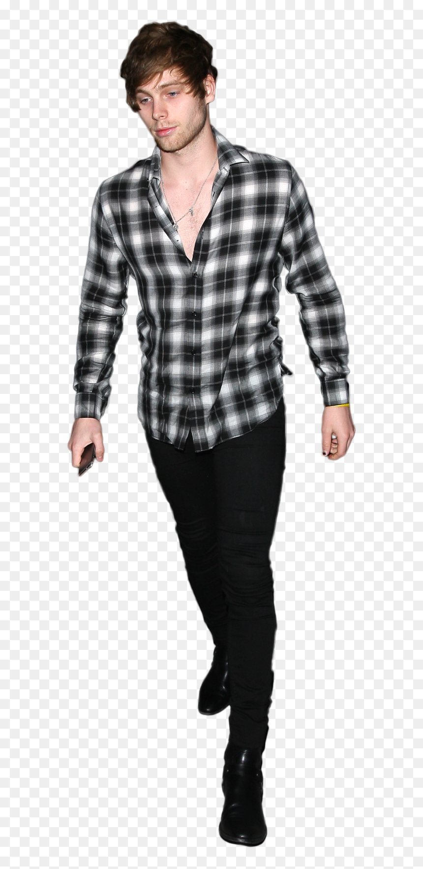 Luke Hemmings Png - Plaid, Transparent Png - 5sos png