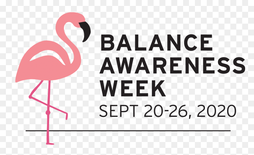 Baw Logo With Fiona Flamingo - Balance Awareness Week 2019, HD Png Download - balance png