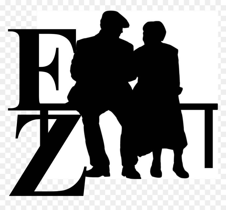 Free Download Elderly Sitting Silhouette Clipart Old - Old People Silhouette Png, Transparent Png - sitting silhouette png