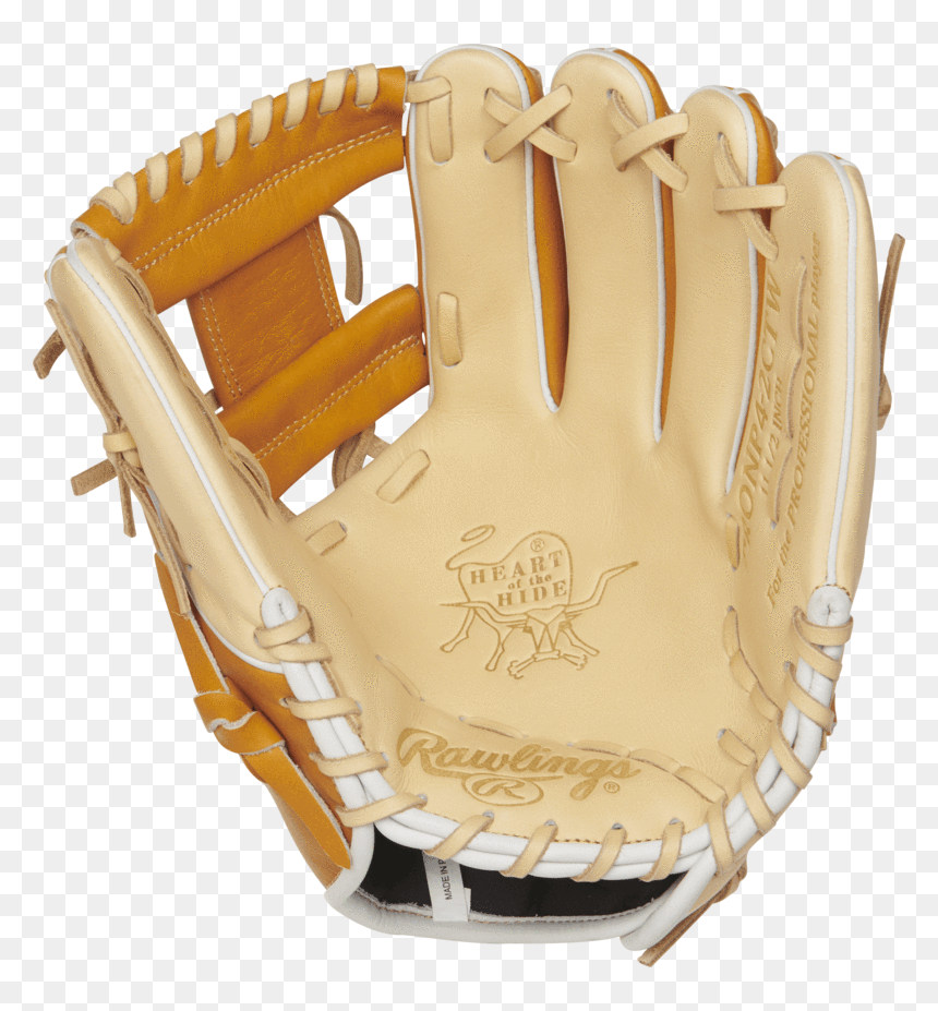Blonde And Tan Heart Of The Hide Pronp4 - Rawlings Heart Of The Hide Infield Glove, HD Png Download - baseball heart png