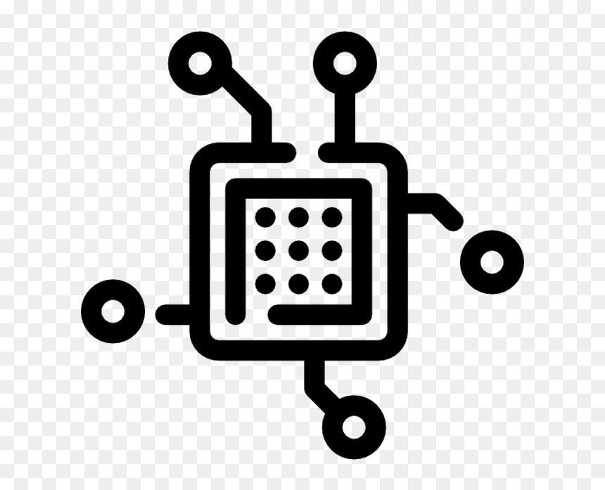 Icon, HD Png Download - circuit board vector png