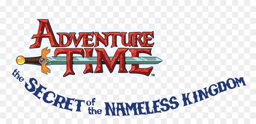 Adventure Time The Secret Of The Nameless Kingdom Logo, HD Png Download - adventure time logo png