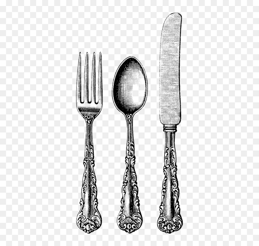 Fork Free Download Png"
										 Title= - Knife And Fork Drawing, Transparent Png - thorn crown png