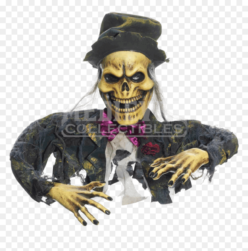 Groundbreaking Zombie Groom - Dia De Los Muertos (day Of The Dead), HD Png Download - zombie silhouette png