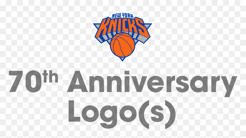 New York Knicks 70th Anniversary Logo - Graphic Design, HD Png Download - knicks logo png