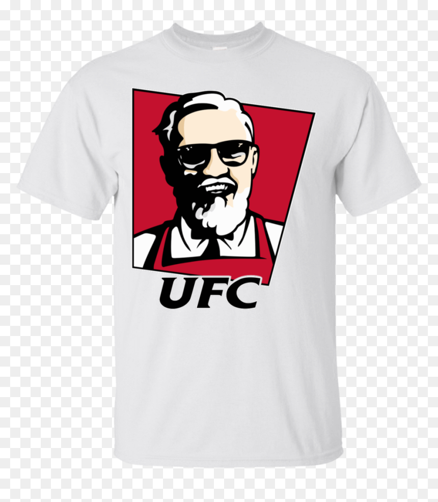 Trending Conor Mcgregor Ufc Kfc Parody Shirt G200 Gildan - Conor Mcgregor Ufc Kfc T Shirts, HD Png Download - kfc logo png