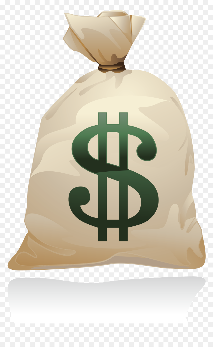 Purse Vector Png Download - 钱 袋, Transparent Png - money .png