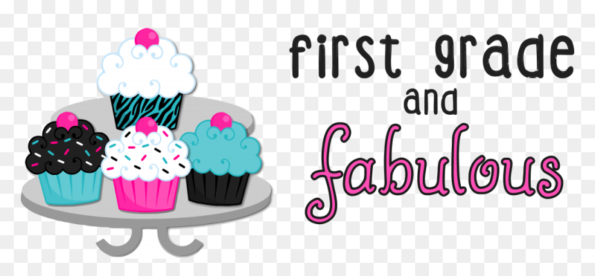 1st Grade Clipart Words, HD Png Download - cupcake clipart png