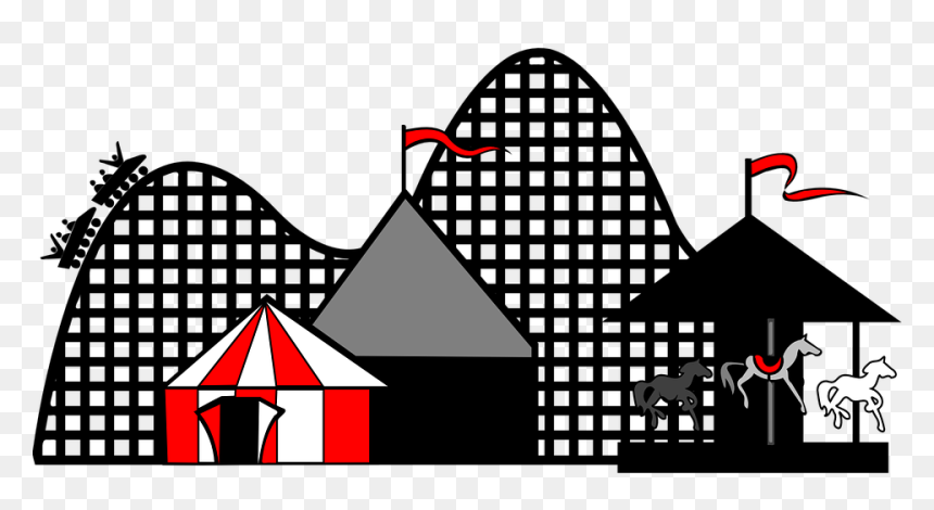 Thumb Image - Theme Park Clip Art, HD Png Download - rollercoaster png