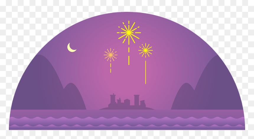 Illustration, HD Png Download - celebration firework png