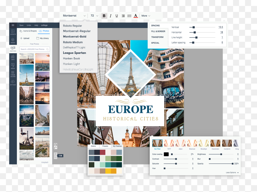 Web Page, HD Png Download - collage frames designs png