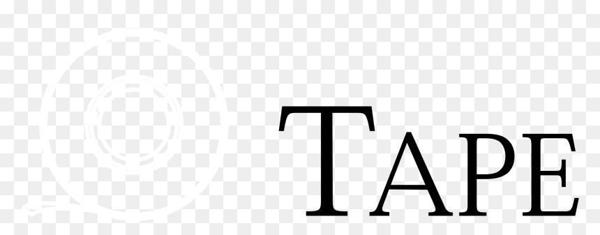 Tape Logo Black And White - Magic, HD Png Download - black tape png