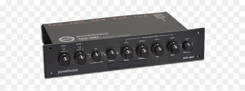 Xeq-4bt 4 Band, 3 Zone, Bluetooth Power Sports Equalizer - Powerbass Xeq4bt 3 Zone 4 Band Bluetooth Power Sports, HD Png Download - equalizer png