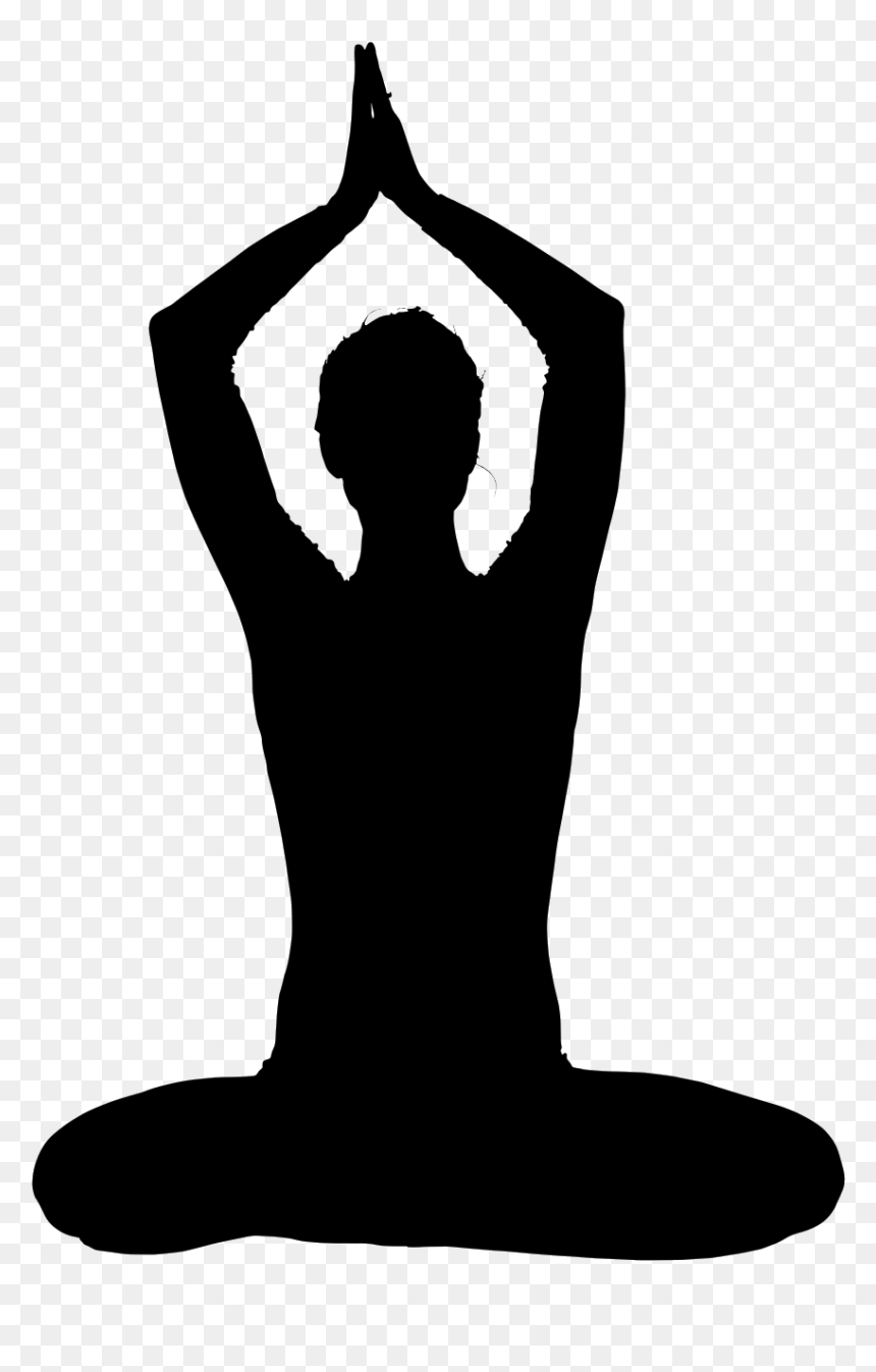 Yoga Clipart Black And White - Yoga Png, Transparent Png - yogi png