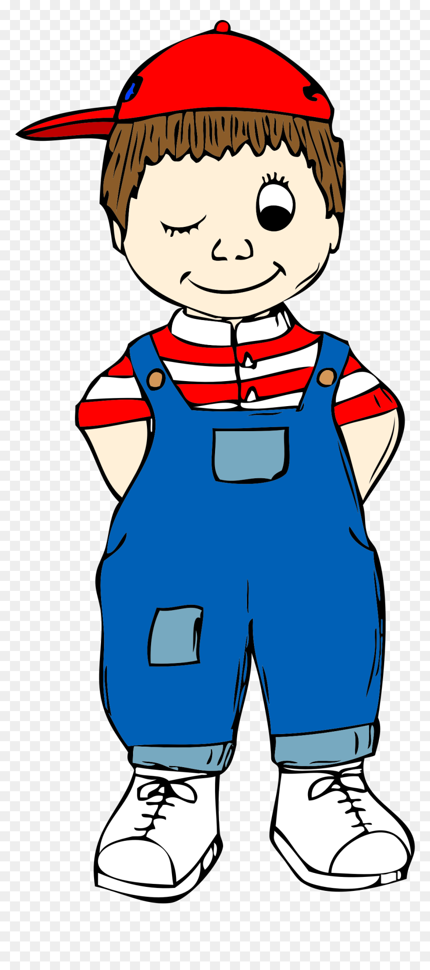 Winking Boy Clip Arts - Find The Differences Clothes, HD Png Download - little boy png