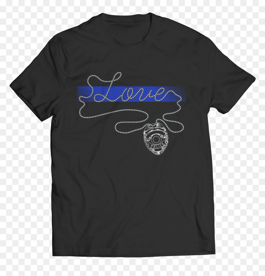 Thin Blue Line Love Limited Edition Custom Design Tops - Dario Argento T Shirt, HD Png Download - blue line design png