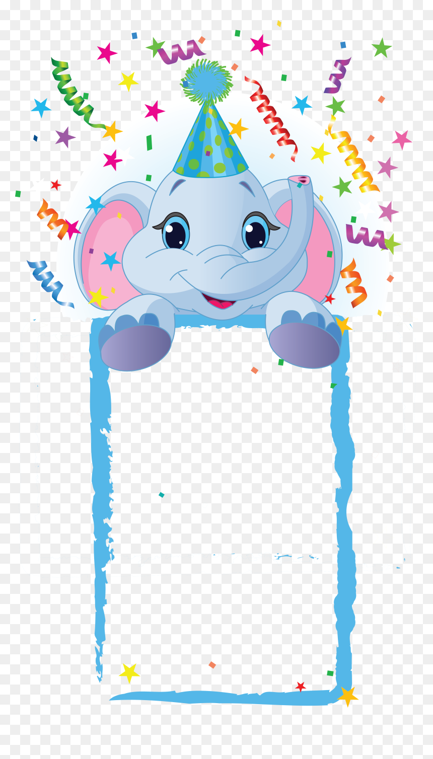 Transparent Bindle Clipart - Birthday For Kids Png, Png Download - birthday photo frame png