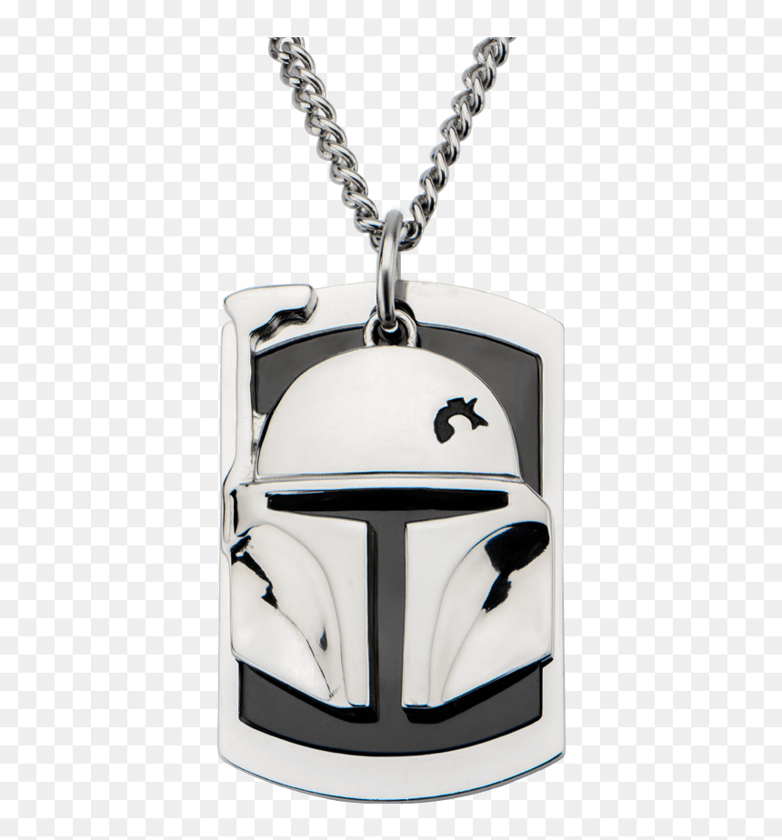 Star Wars Necklace Dog Tag Boba Fett , Png Download - Boba Fett, Transparent Png - dog tag png