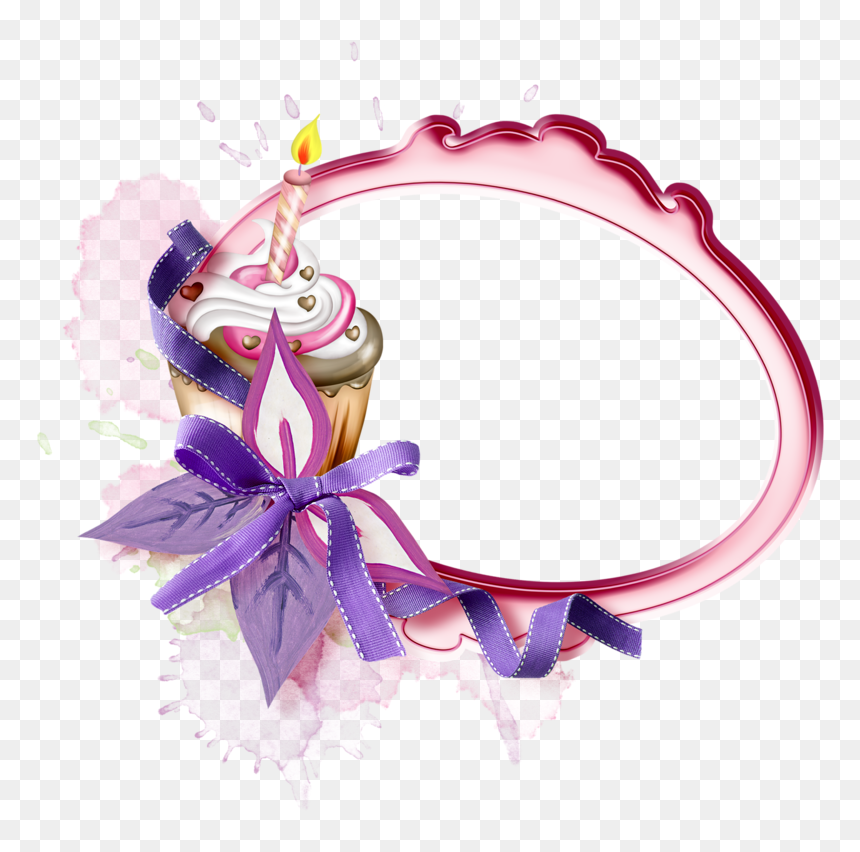 Happy Birthday Dear Dad, HD Png Download - oval frames png