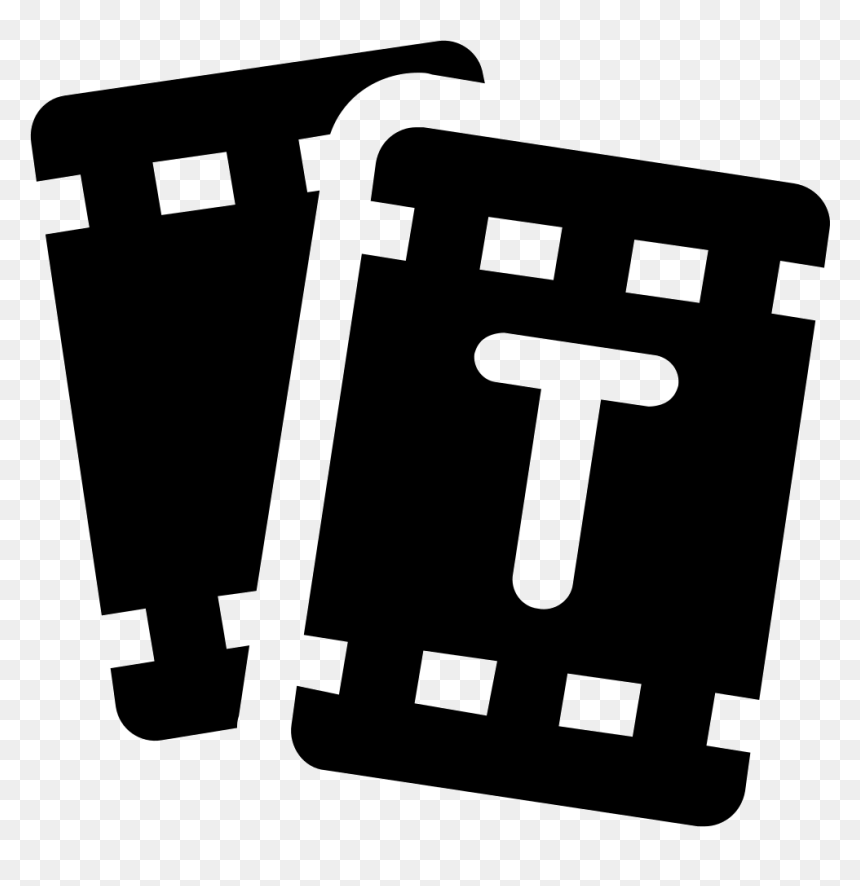 Pair Of Cinema Tickets - Ticket Black And White Flat Design Png, Transparent Png - movie tickets png