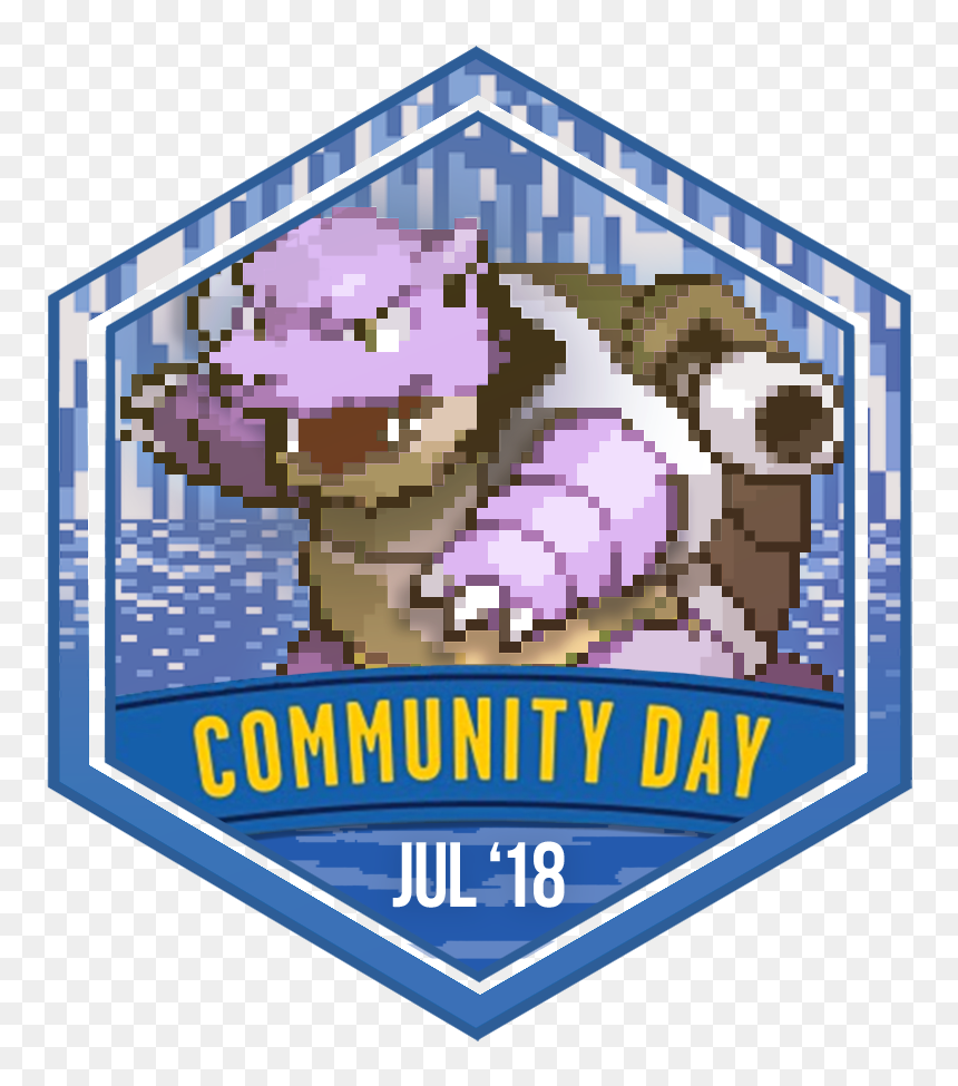 Transparent Totodile Png - Community Day July Silph Road Badge, Png Download - totodile png