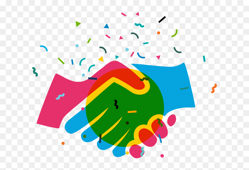 Hand Shake Icon Transparent , Png Download - Handshake Black And White, Png Download - handshake icon png