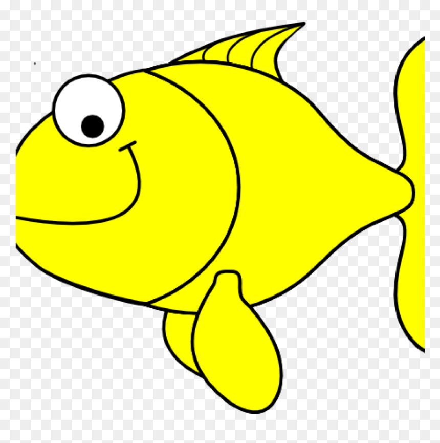 Yellow Fish Clipart Yellow Fish Clip Art At Clker Vector - Yellow Fish Clipart, HD Png Download - fishes png