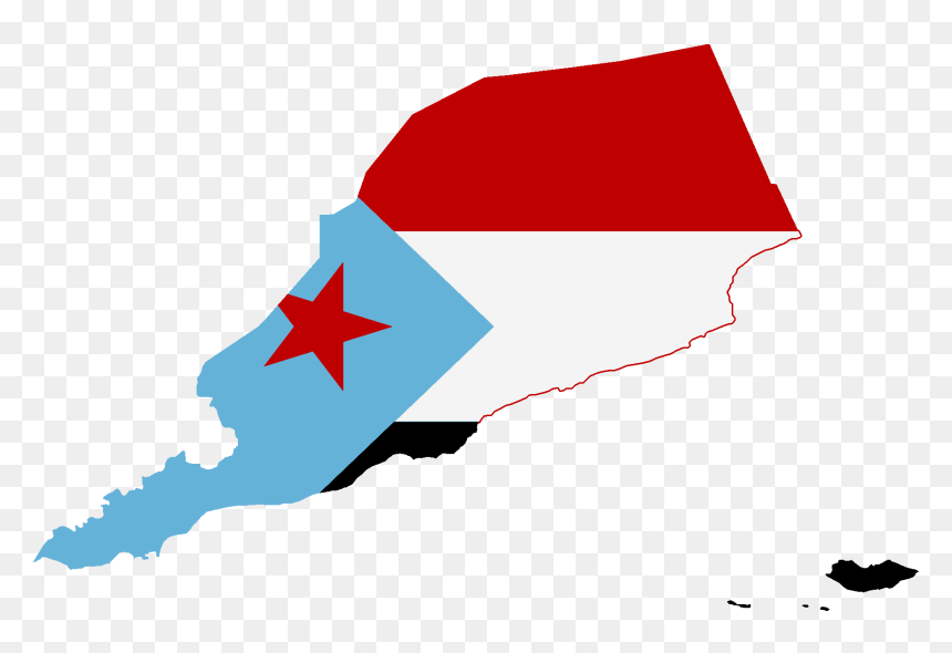 South Yemen Flag Map, HD Png Download - communism png