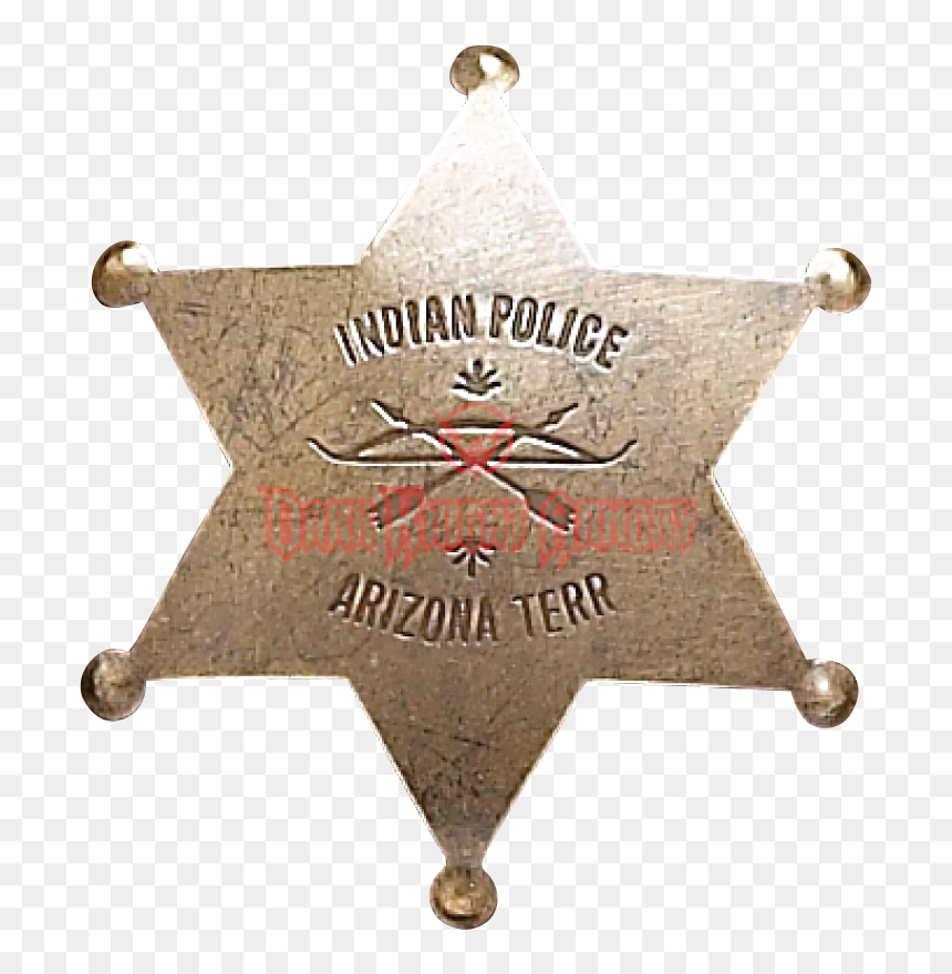 Arizona Indian Police Badge - Badge, HD Png Download - sheriff badge png