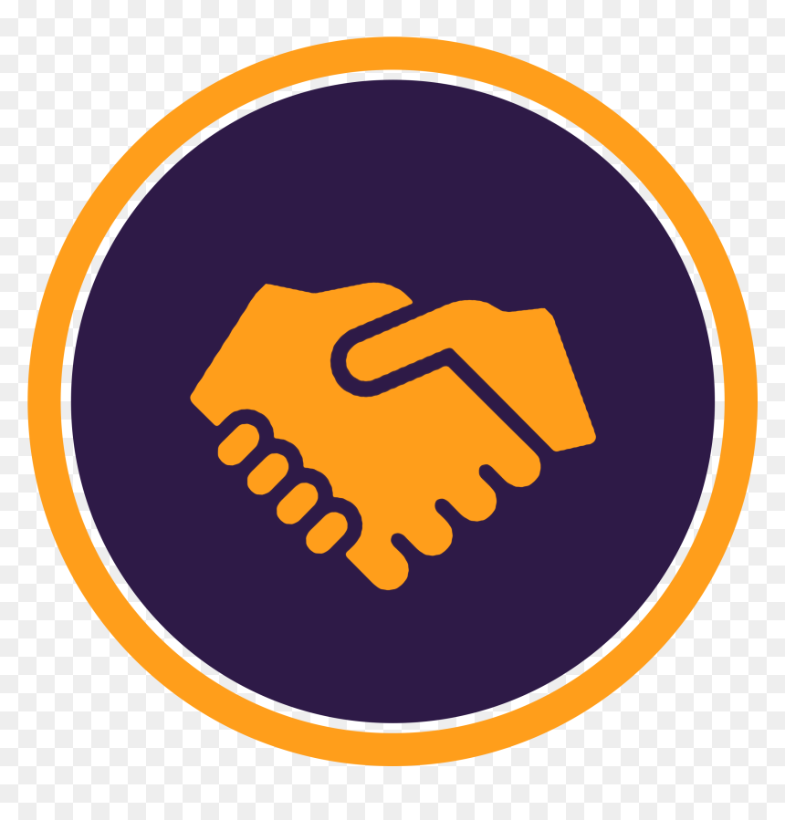 Circle, HD Png Download - handshake icon png