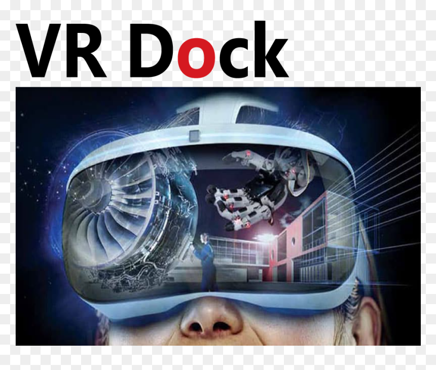 Virtual Reality Dock Logo - Virtual Reality, HD Png Download - oculus rift png