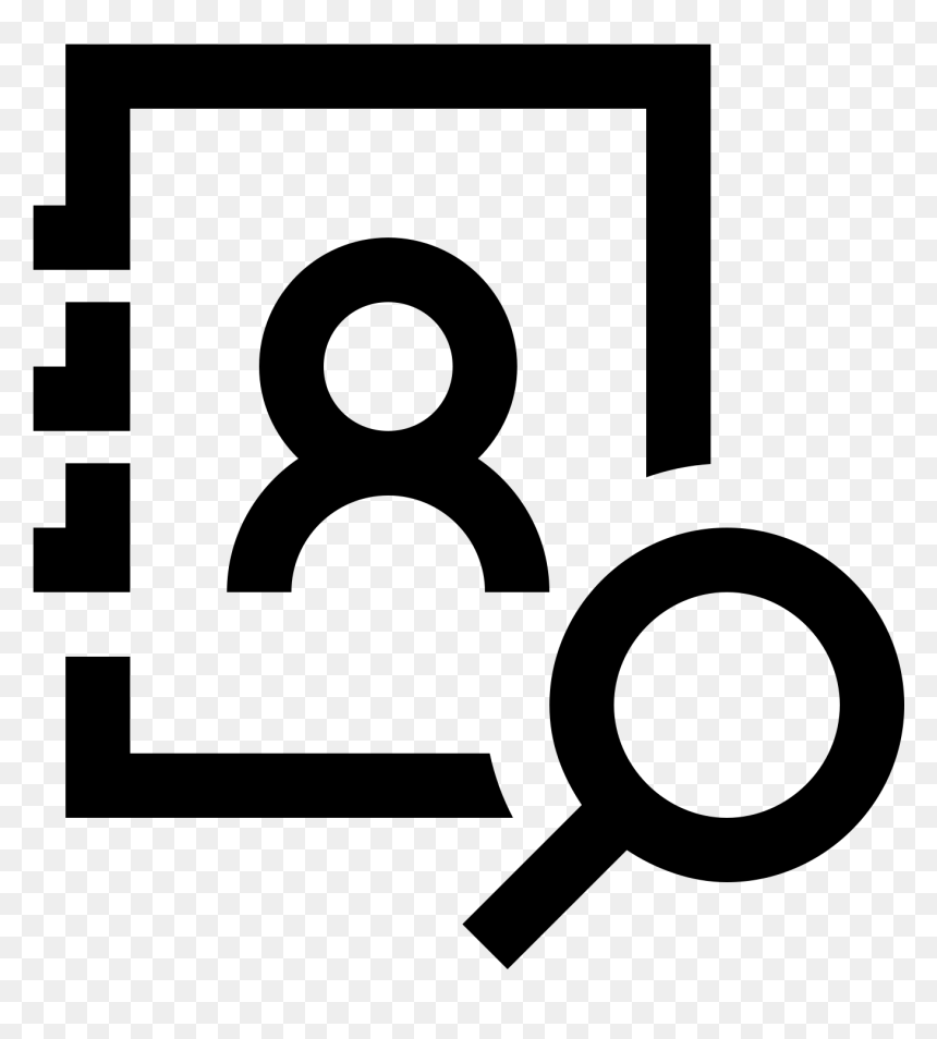 Search Contacts Icon - Contacts Icon Transparent, HD Png Download - contact icon png transparent